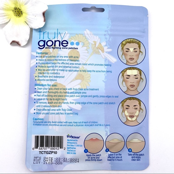 💄 SALE💄 NWT Truly Clear Truly Gone Zone Patches - Picture 9 of 14